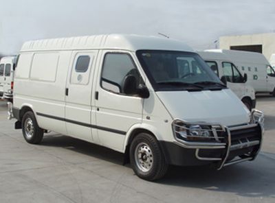 Jiangling Quanshun brand automobiles JX5047XYCMC Bulletproof cash transport vehicle