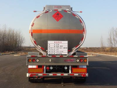 Yongqiang  YQ9291GYYT2 Aluminum alloy oil transport semi-trailer