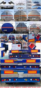 Ruijiang  WL9401GYYS48H Aluminum alloy oil transport semi-trailer