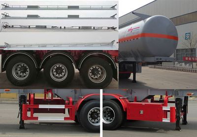 Jining Hongtai brand automobiles NHT9401GFW Tank transport semi-trailer for corrosive substances