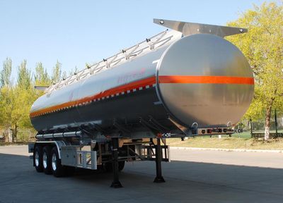 Jinbi  PJQ9402GYYL Aluminum alloy oil transport semi-trailer