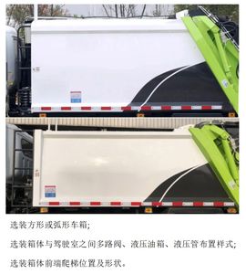 Xiagong brand automobile XXG5075ZYS Compressed garbage truck