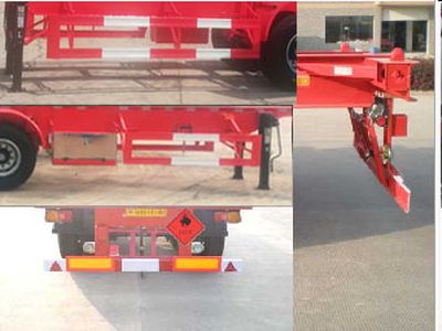 Hengxin Zhiyuan brand automobiles CHX9400TWY Transport semi-trailer of dangerous goods tank frame