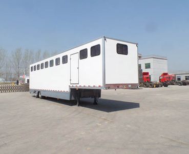 Liyuanda brand automobiles LWY9200XYM Horse transport semi-trailer