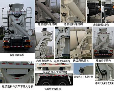 Dongyue  ZTQ5312GJBS1N30E Concrete mixing transport vehicle