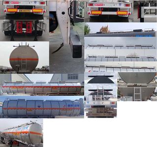 Changhua  HCH9407GFW33 Tank transport semi-trailer for corrosive substances