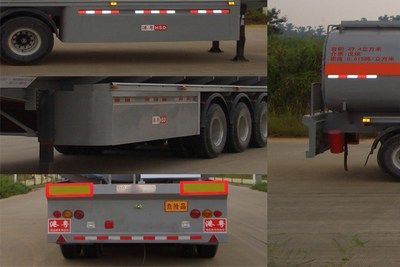 Hong Kong and Guangdong  HSD9401GHY Chemical liquid transportation semi-trailer