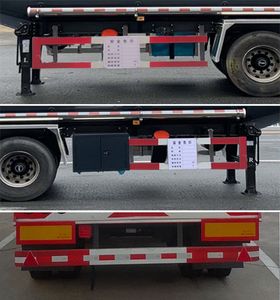 Chufei  CLQ9407GFWB Tank transport semi-trailer for corrosive substances