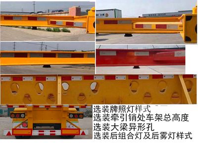 Hengtong Liangshan brand automobiles CBZ9400TJZ30 Container transport semi-trailer