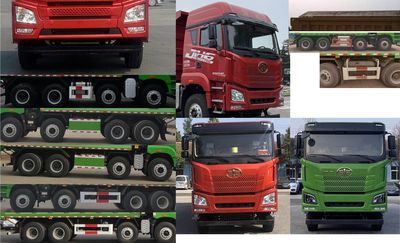 Jiefang Automobile CA5310ZLJP27K15L3T4E6A80 garbage dump truck 