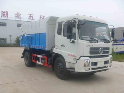 Huatong brand automobiles HCQ5162ZDJNG5 Compressed docking garbage truck