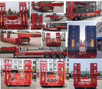 Huasheng Shunxiang  LHS9401TDPXZ Low flatbed semi-trailer