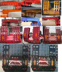 Huasheng Shunxiang  LHS9401TDPXZ Low flatbed semi-trailer