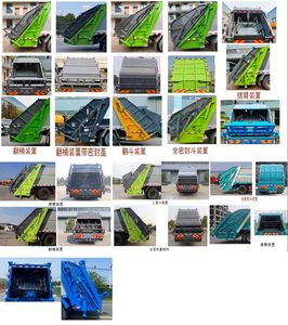 Hongleifeng  HLF5180ZYSD Compressed garbage truck