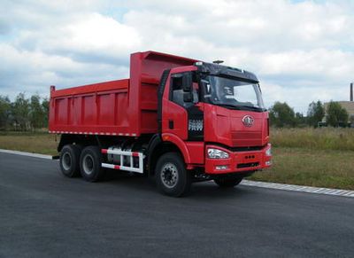 Jiefang Automobile CA3250P67K2L1T1A1E Flat head diesel dump truck