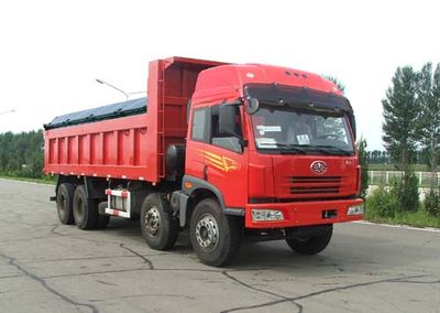 Jiefang Automobile CA3243P7K2T4 Flat head diesel dump truck