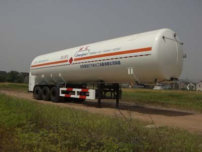 Shenghui  ZSH9404GDY Low temperature liquid transport semi-trailer