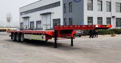 Hualiang Yongshun brand automobiles WYF9400TDP Low flatbed semi-trailer