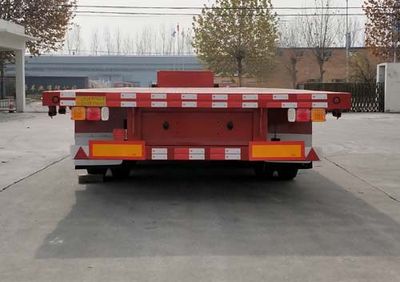 Hualiang Yongshun brand automobiles WYF9400TDP Low flatbed semi-trailer