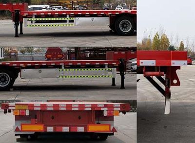 Hualiang Yongshun brand automobiles WYF9400TDP Low flatbed semi-trailer