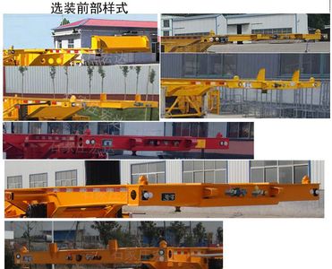 Xinhongda brand automobiles XHD9401TJZ Container transport semi-trailer