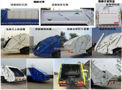 Zhongda Wei brand automobiles CFY5160ZYS6EQ Compressed garbage truck