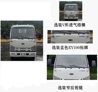 Qingling (Traditional)  QL5041TPBBEVECFA Pure electric flatbed transport vehicle