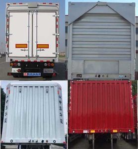 Huajun  ZCZ9400XYKHJG Wing opening box semi-trailer