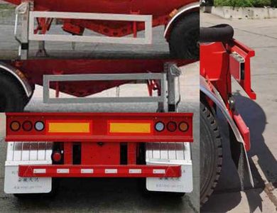 Wanqi Automobile CTD9400GFL Medium density powder material transportation semi-trailer