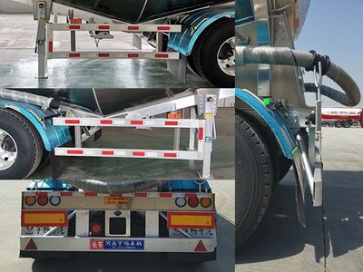 Yuchang  YCH9407GFL Aluminum alloy medium density powder material transportation semi-trailer