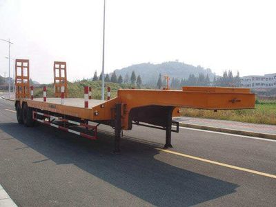 Zhongqi brand automobiles ZQZ9280TDP Low flatbed semi-trailer