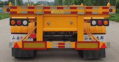 Jingeng Jiubang brand automobile JBM9400TJZ Container transport semi-trailer