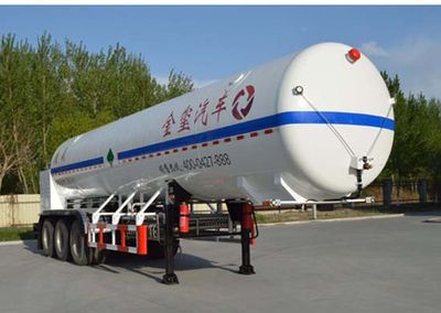 Jinxi WPH9401GDYLow temperature liquid transport semi-trailer