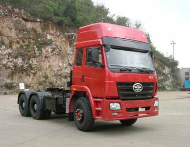 Jiefang Automobile CA4251P2K2E3T1A92 Flat head semi-trailer tractor