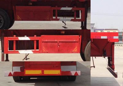 Xinhongda brand automobiles XHD9403ZZXP Flat dump semi-trailer