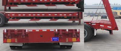 Xinyongcheng brand automobiles YJH9403TDP Low flatbed semi-trailer