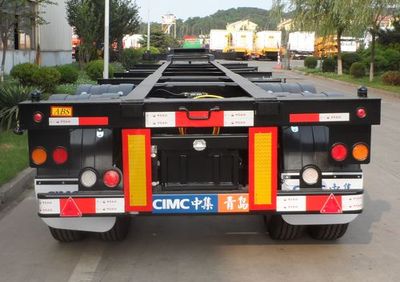 CIMC ZJV9350TJZQD Container transport semi-trailer