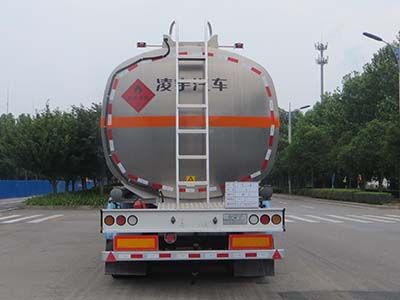 Lingyu  CLY9407GYYC1 Aluminum alloy oil transport semi-trailer