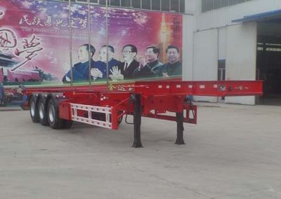 Liangyun brand automobileSLY9380TWYETransport semi-trailer of dangerous goods tank frame