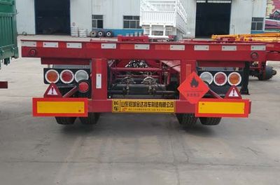 Liangyun brand automobile SLY9380TWYE Transport semi-trailer of dangerous goods tank frame