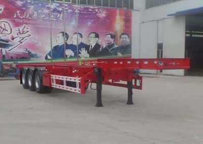 Liangyun brand automobile SLY9380TWYE Transport semi-trailer of dangerous goods tank frame