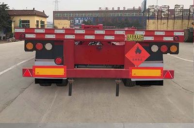 Liangyun brand automobile SLY9380TWYE Transport semi-trailer of dangerous goods tank frame