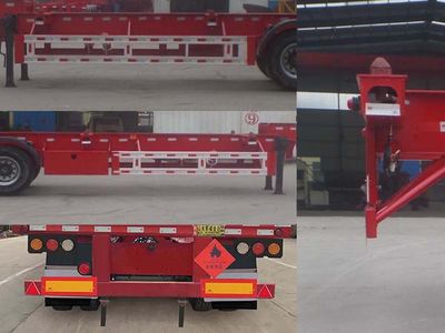 Liangyun brand automobile SLY9380TWYE Transport semi-trailer of dangerous goods tank frame