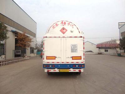 Zhengkang Hongtai brand automobiles HHT9401GDY Low temperature liquid transport semi-trailer