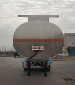 Shaanxi Automobile SHN9400GRYP406 Aluminum alloy flammable liquid tank transport semi-trailer