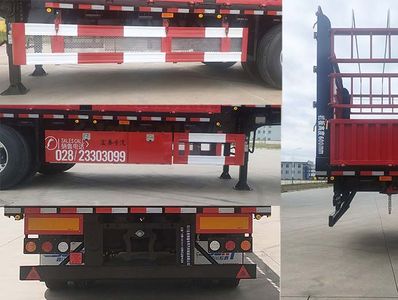 Zhengkang Guangchuan brand automobiles SXM9401CCY Gantry transport semi-trailer