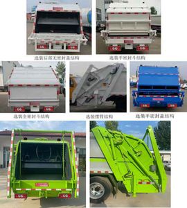 Dihong  YTH5120ZYS6BJ Compressed garbage truck