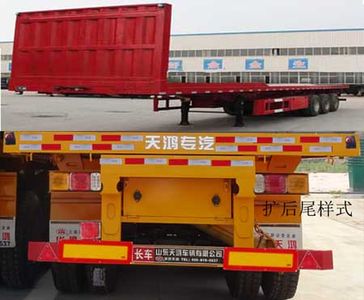 Hualiang Tianhong  LJN9405ZZXP Flat dump semi-trailer