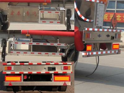 Zhengkang Hongtai brand automobiles HHT9406GYY Aluminum alloy oil transport semi-trailer