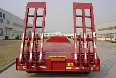 Tianming  TM9402TDP Low flatbed semi-trailer